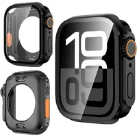 Protecteur d'écran pour Apple Watch, boîtier 46mm 45mm 44mm 40mm 41mm 42mm, changement en couverture Ultra rigide pour iWatch 11 10 9 8 7 6 5 4 SE 1