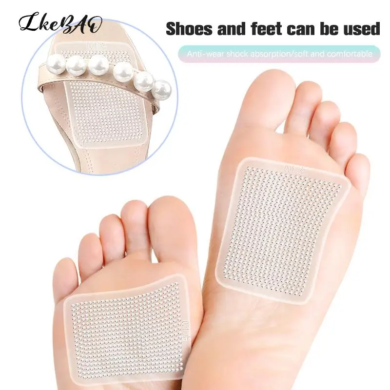 

1Pair Forefoot Pad Non-slip Cushion Half Size Insole Foot Support Sole High Heels Shoe Insert Reduce Pain Relief Shoe Pad
