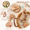 4Pcs/Set Baby Wooden Musical Instrument Toy Kid Montessori Musical Game Interactive Toy Toddler Early Music Educational Toy Gift 2