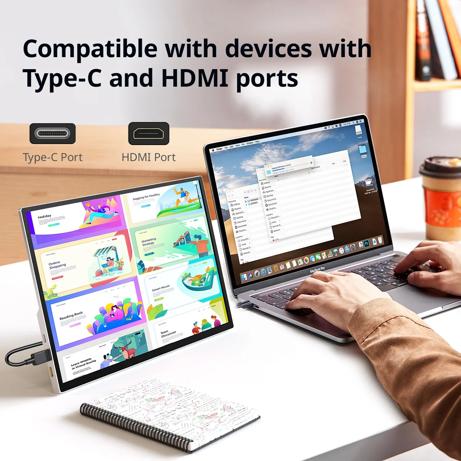 15:10  ȭ HDMI CŸ USB 繫 ÷, ޴ ġ PS5 Xbox Ʈ ޴, 13.5 ġ 3K ޴ , 480nit