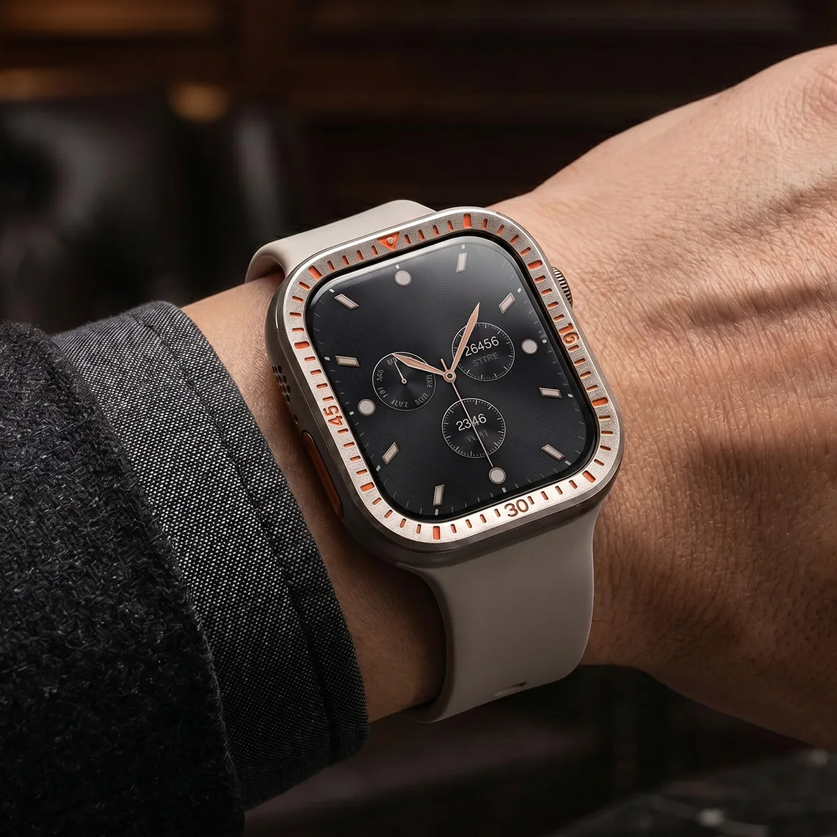 Premium Tempered Glass Watch Case with Screen Protector