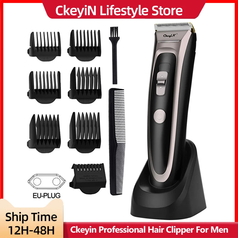 Ckeyin Professional Hair Clipper Men Hair Trimmer Beard Trimer Electric Cutter Hair Cutting Machine Haircut Barber Tool xiaomi mijia s300 electric shaver dry wet shavers triple blade ipx7 waterproof beard trimmer trimer cutter for men razor machine