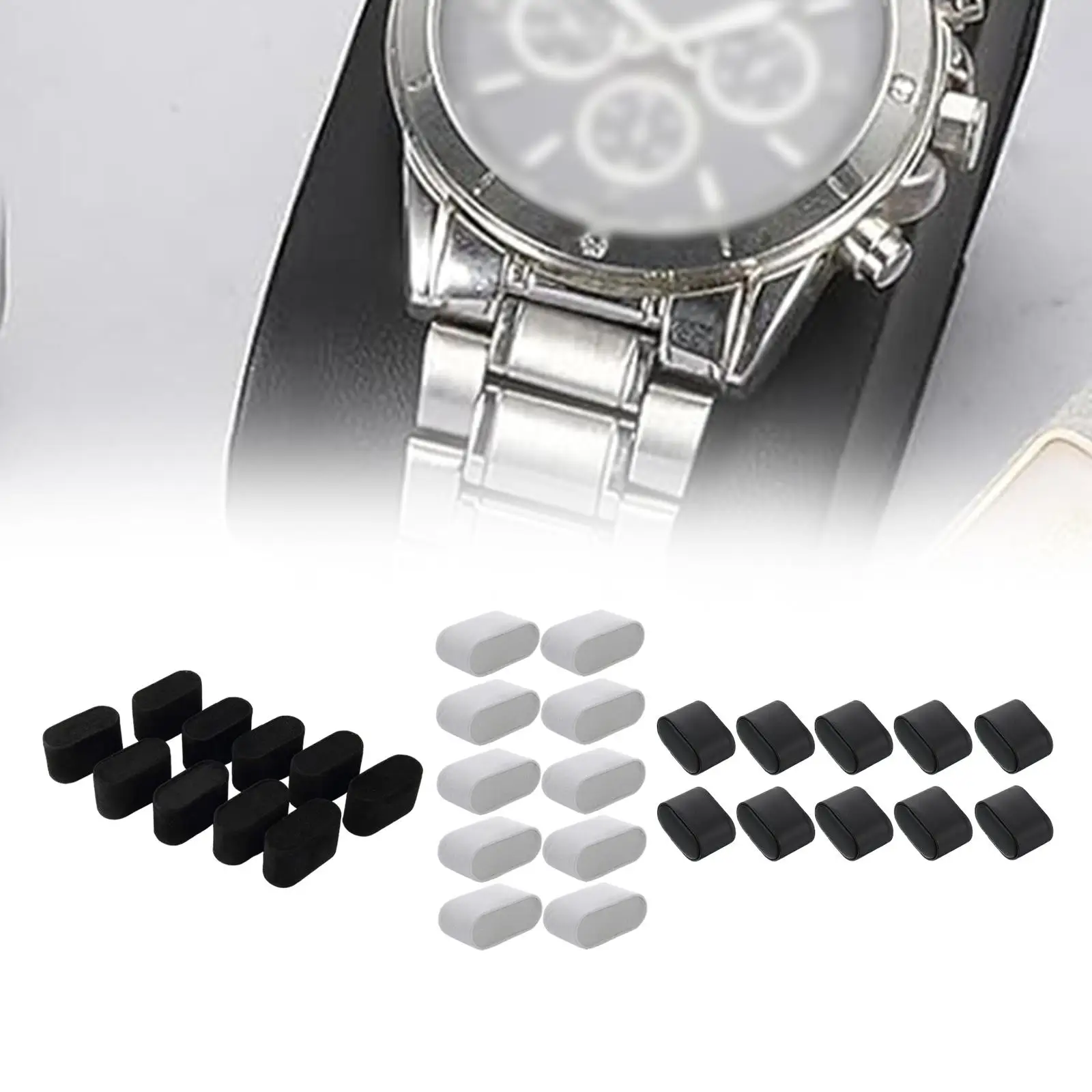 10Pcs Watch Pillows Non Scratch Watch Holder Bracelet Cushion Jewelry Display for Storage Jewelry Case Showcase Travel Retail 10Pcs Watch Pillows Non Scratch Watch Holder Bracelet Cushion Jewelry Display for Storage Jewelry Case Showcase Travel Retail