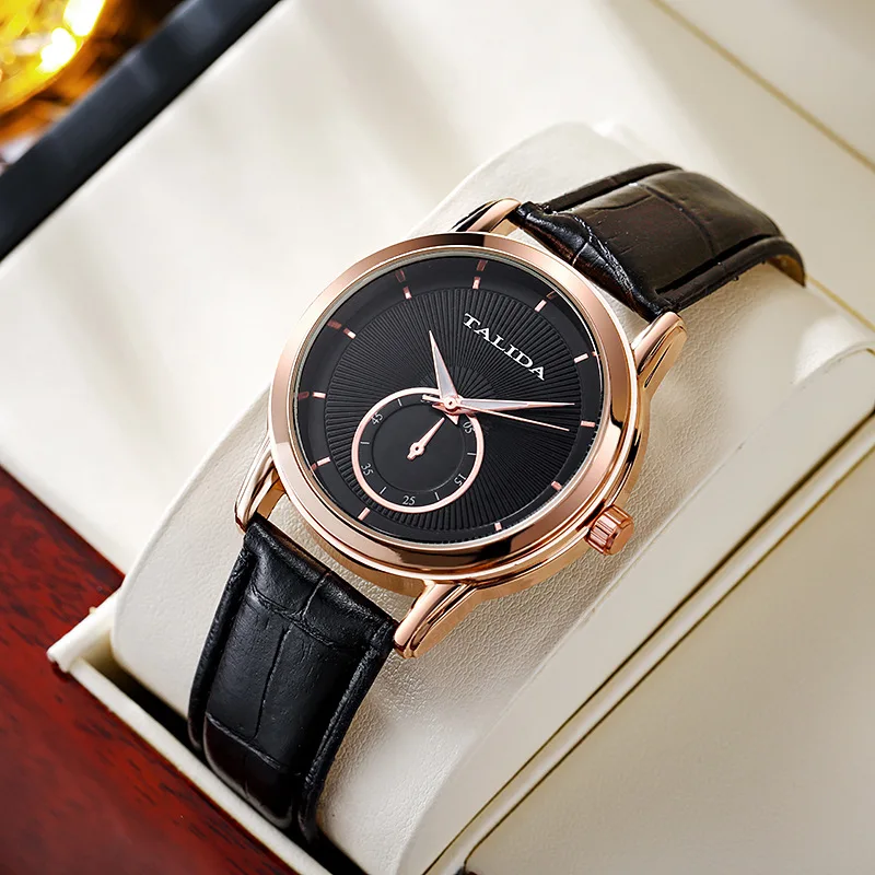 

2023 New Fashion Men Luxury Watches Business Leather Strap Watch Mens Military Sport Quartz Watch For Relogio Masculino Clock
