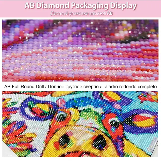 Kits de pinturas de diamantes 5d AB Kits de pinturas de diamantes 5d AB