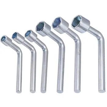 8/10/12/13/14mm Hexagonal Wrench Sleeve L-Shaped Socket Wrench Hex Key Spanner Practical Hand Repair Tools Maintenance Tool 1