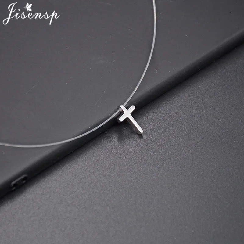 2025 Women Fashion Transparent pearl thread women's invisible necklace_voghion.com