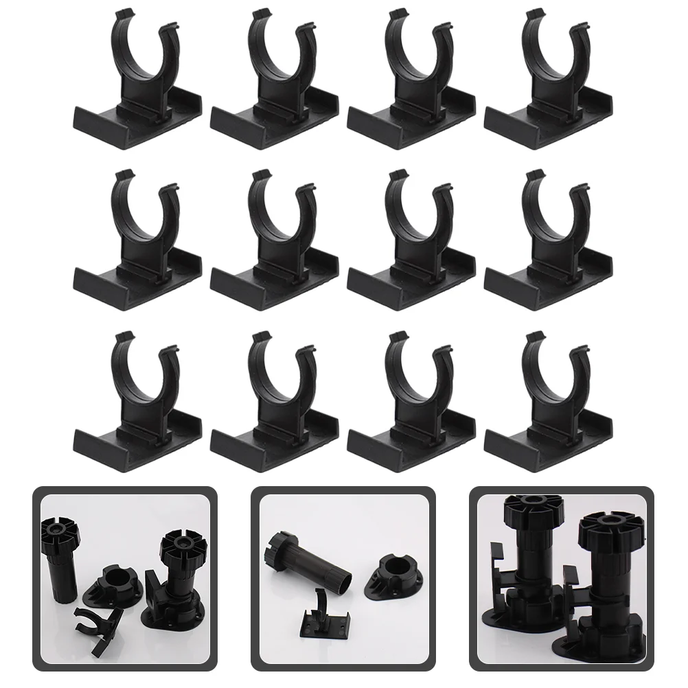 Connector Clamps Plastic Kitchen Leg Plinth Clip Furniture Leveler Chairs Raiser Retainer Replacement Plinth Clamp Cabinet Leveler Clips