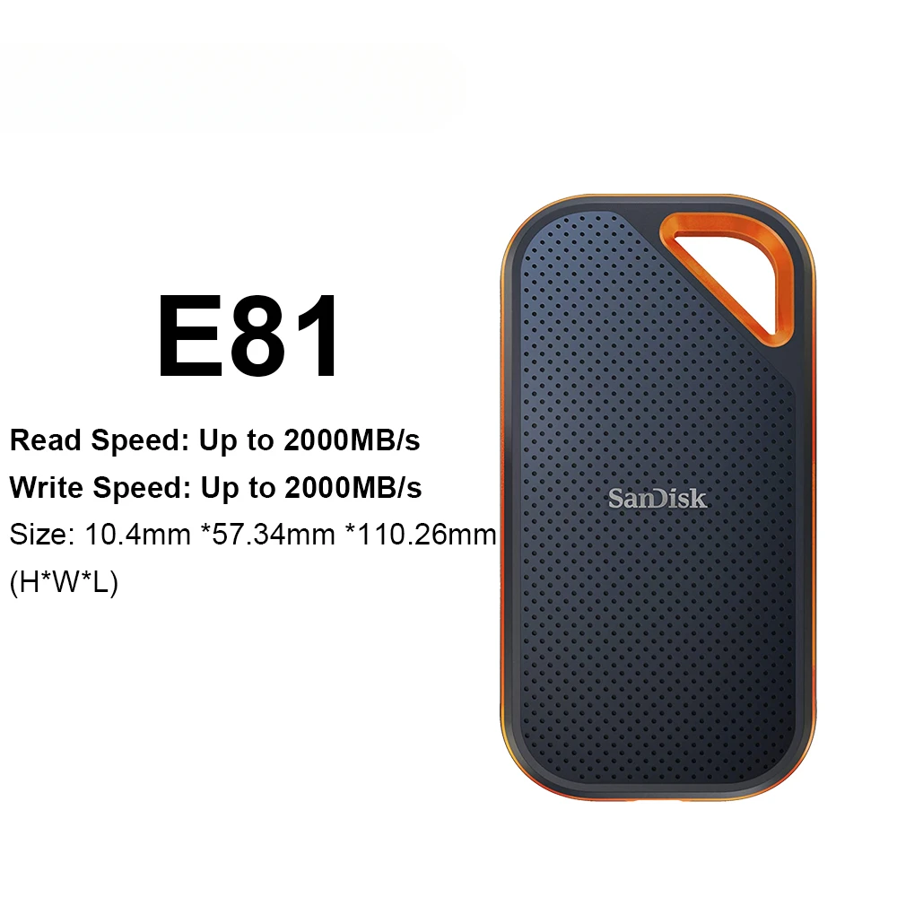 Ssd Eksternal Eksterni Ssd Hard Disk Hard Disk Sandisk Extreme Pro