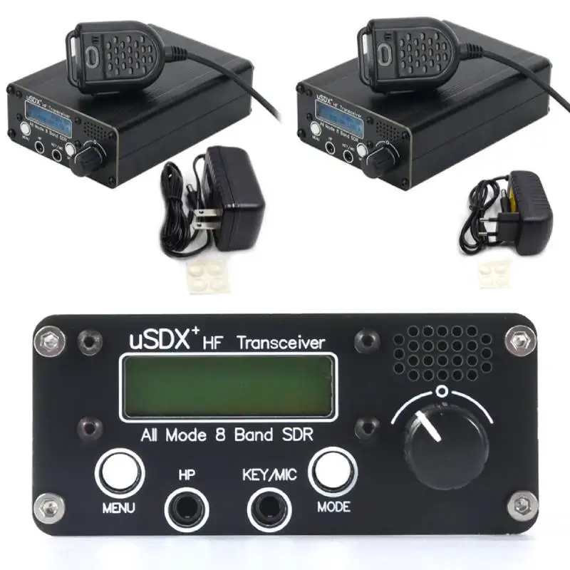 Usdx sdrトランシーバー、マイク、8バンド、hf qrp sdr受信機