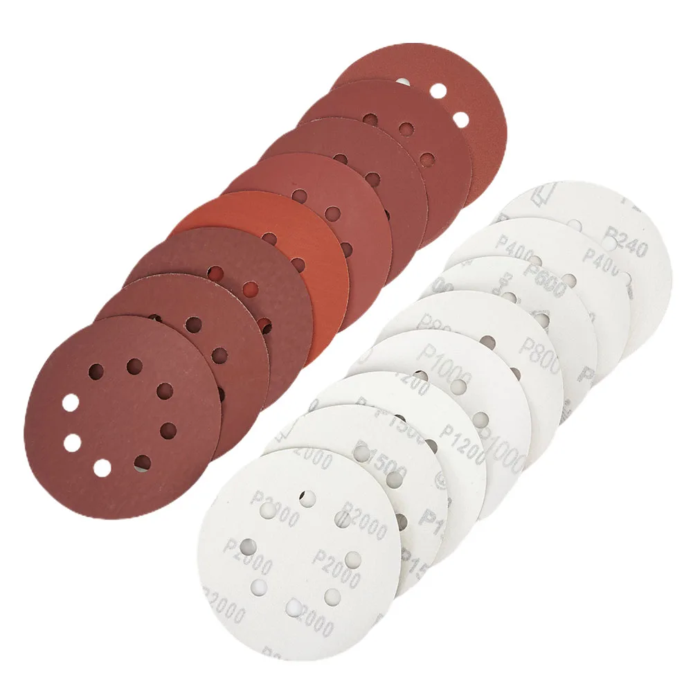 

Оборудование, шлифовальный диск, наждачная бумага, инструменты, 240-2000 Грит, 40 шт., 5 дюймов, 125 мм, 8 отверстий, оксид алюминия, полировка
