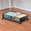 Under The Bed Storage Container with Wheels Tool Free Assembly Under Bed Shoe Storage Organizer Bin Drawer for Drawer Dorm 2