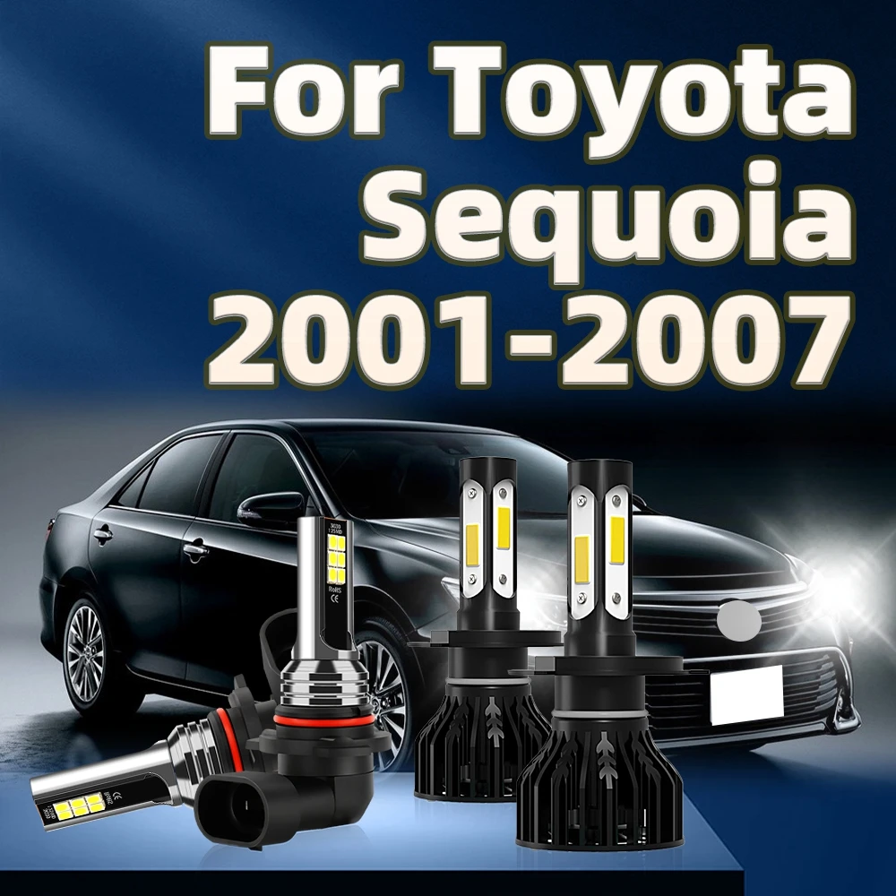 

32000LM H4 9006 LED Headlight Fog Bulbs 130W High Power For Toyota Sequoia 2001 2002 2003 2004 2005 2006 2007