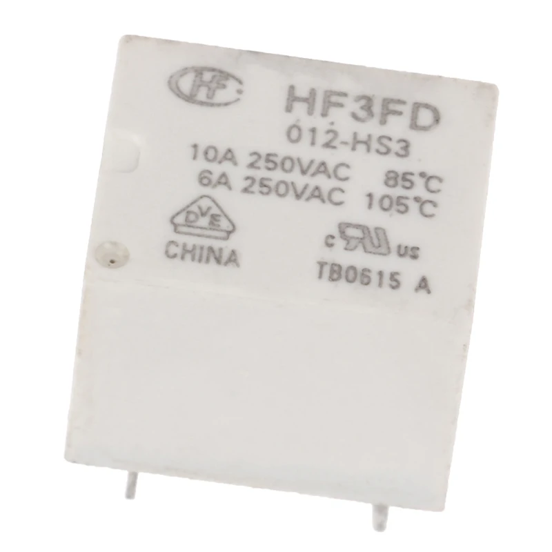 HF3FD/012-ZTF Relè: Elettromagnetico SPDT Ubobina: 12VDC 10A/250VAC 10A