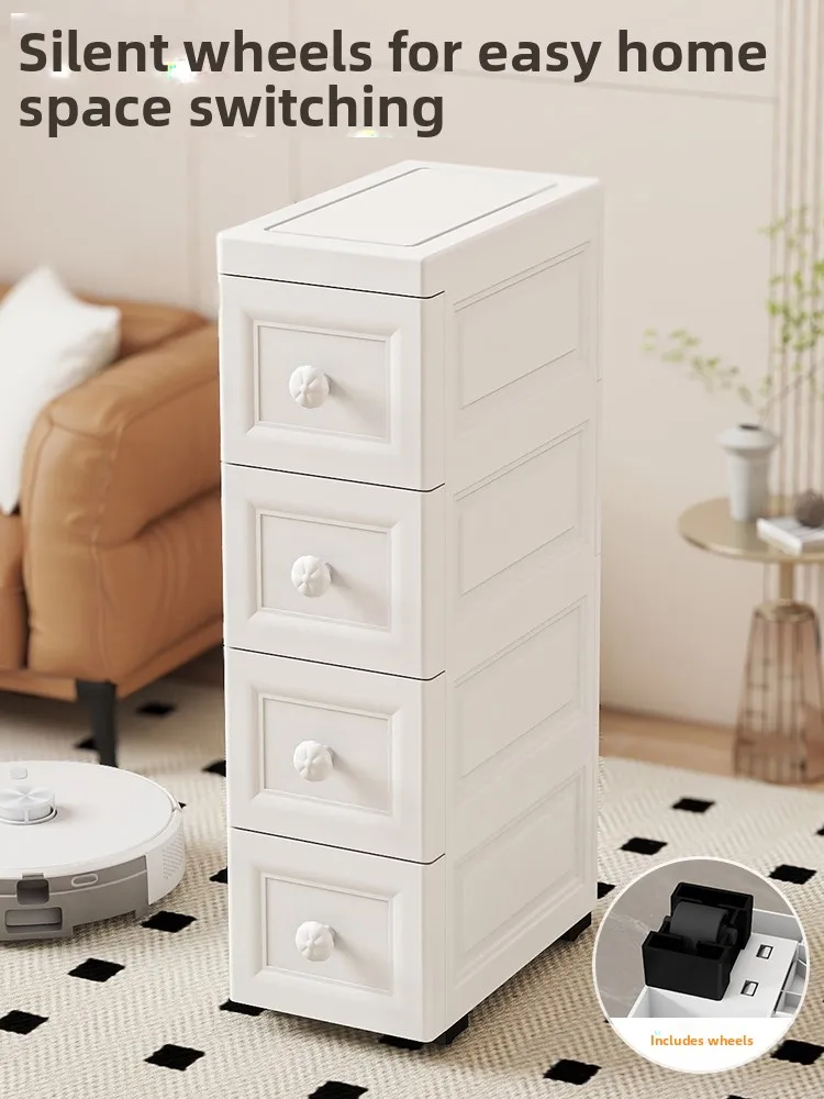 Narrow Der Sle Storage Box for Kitchen Batoom  Organizer Home Utili elf PP Material European Sle Universal Use