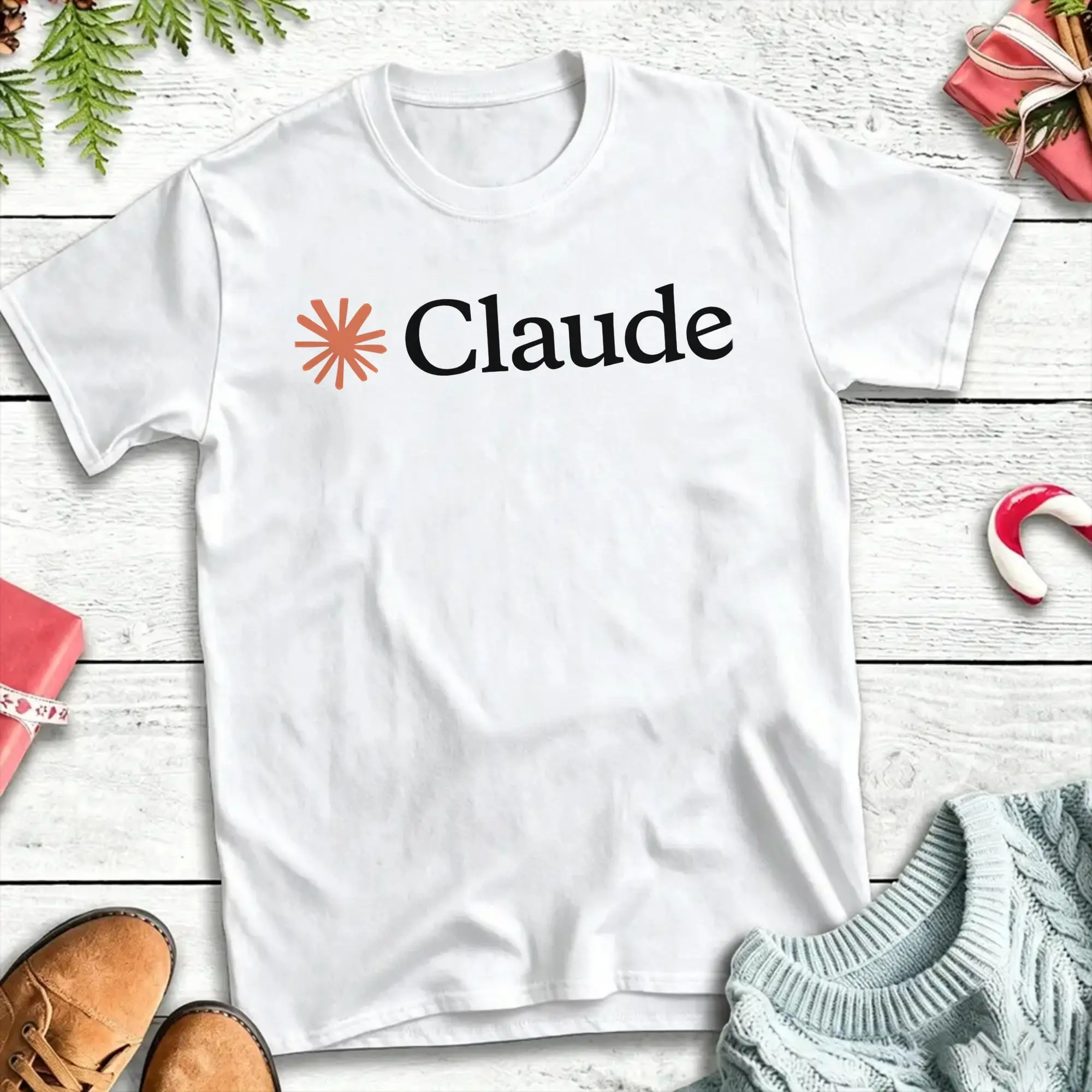 Anthropic Claude Sonnet T-Shirt für Herren, Vintage-T-Shirt aus 100 % Baumwolle, Rundhals-Kurzarm-T-Shirt, grafisch bedruckte Kleidung