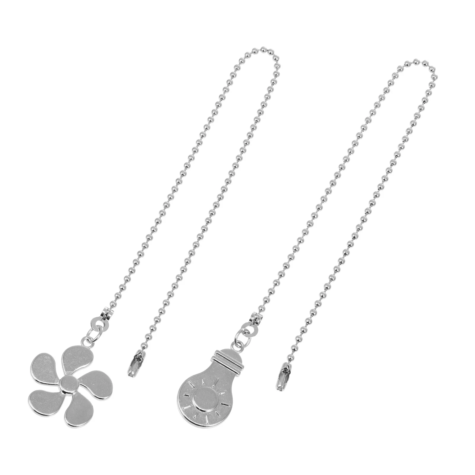 Durable Zinc Alloy Ceiling Fan Chain Pull Beaded Fan Pull Chandelier Chain Pendant Extension Home Decor Hardware Chains Suitable