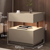 Simple European Bedside Table Classic Storage Luxury Trendy Night Table Modern Premium Comodini Camera Letto Bedroom Furnitures 4
