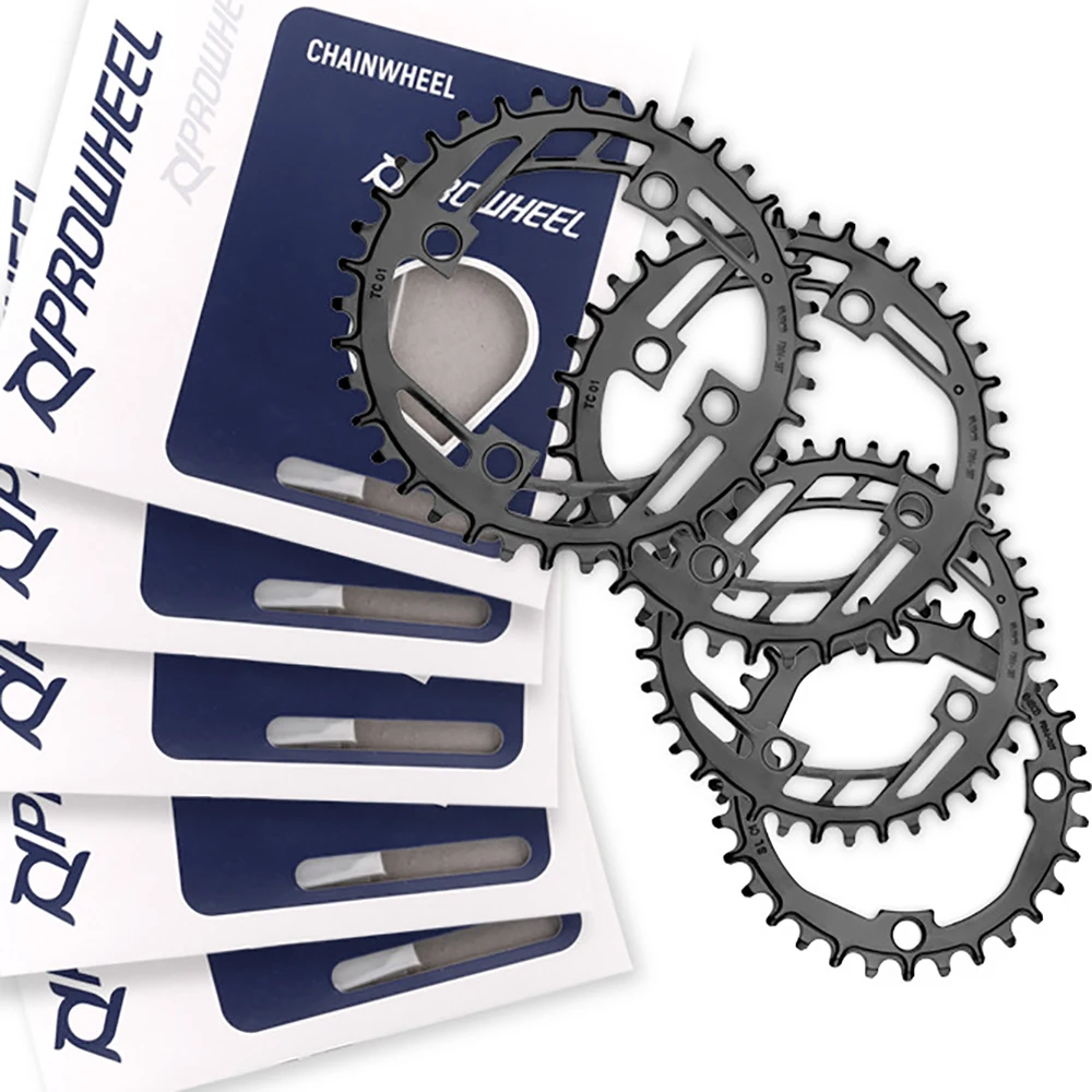 Prowheel 104BCD Round Narrow Wide Chainring Mountain Bicycle Chain Wheel 32T 34T 36T 38T 40T