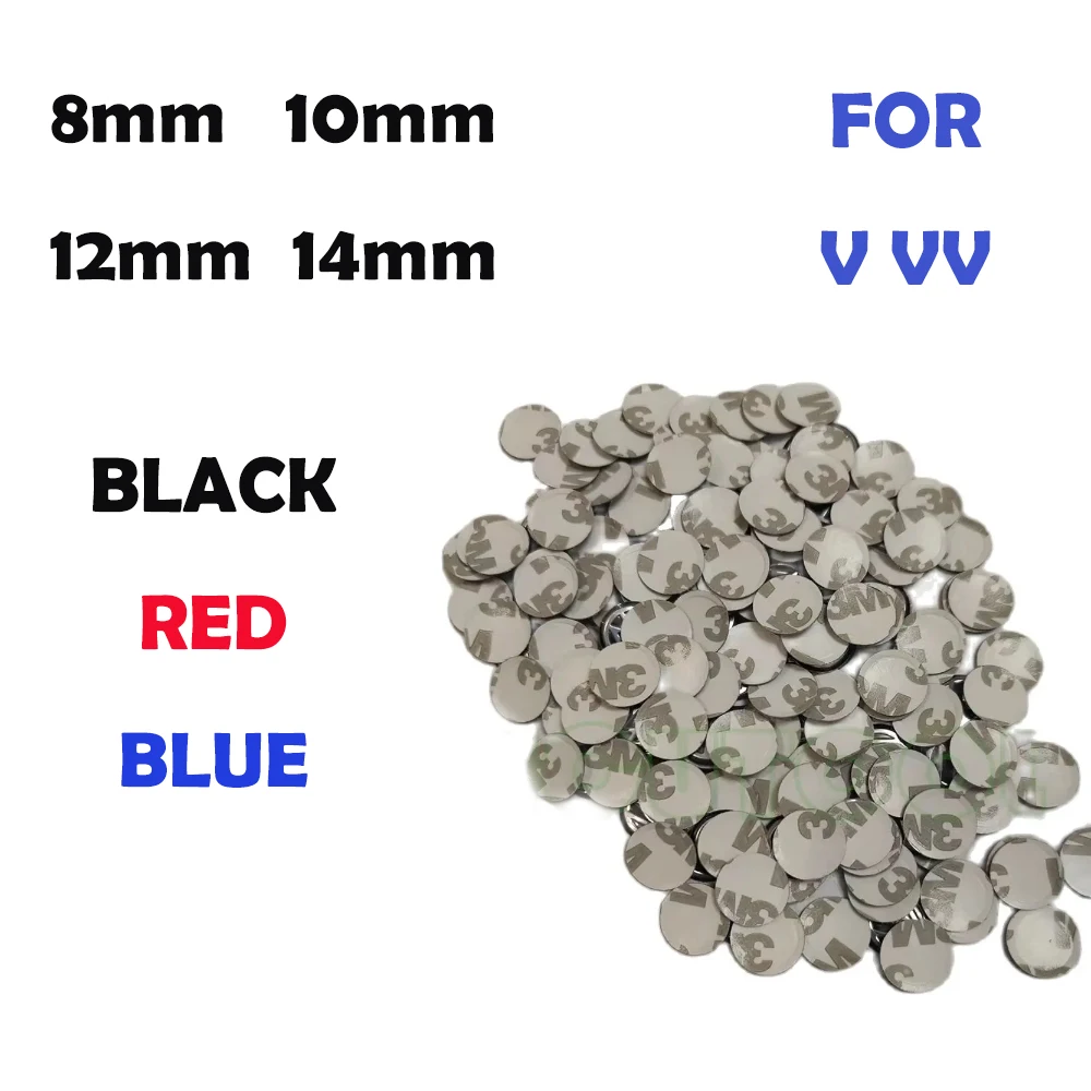 

10pcs/Lot 8/10/12/14mm For VW Metal Epoxy Red Black Blue Car Key Sticker Logo Symbol Key Shell Remote Fob Badge Emblem Decal