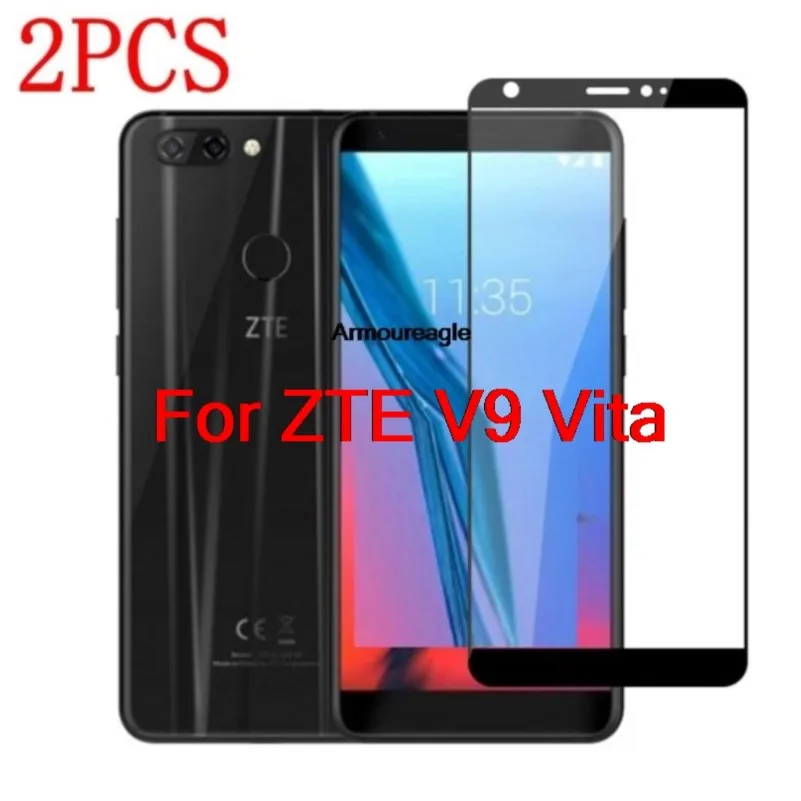 

Закаленное защитное стекло с полным покрытием для zte blade v9 vita, 2 шт.