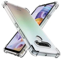 Durable Shockproof Transparent Phone Case with Airbag Protection for LG K92 5G (Transparent)