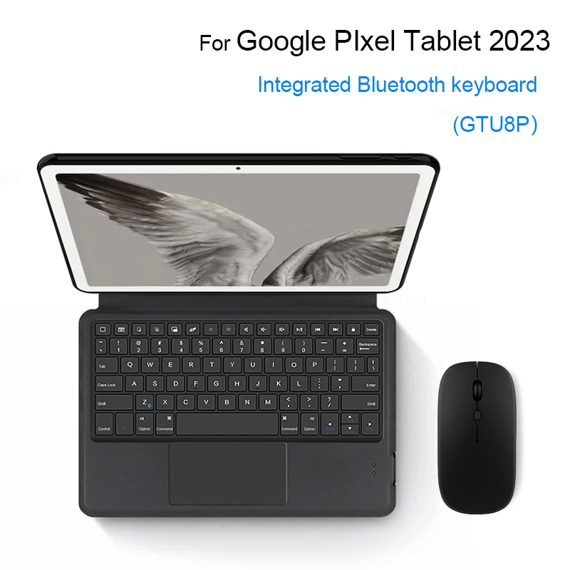 Teclado para Tablet Google Pixel Teclado Bluetooth Capa Protetora Shell com Touch Pad 11 2023 Case