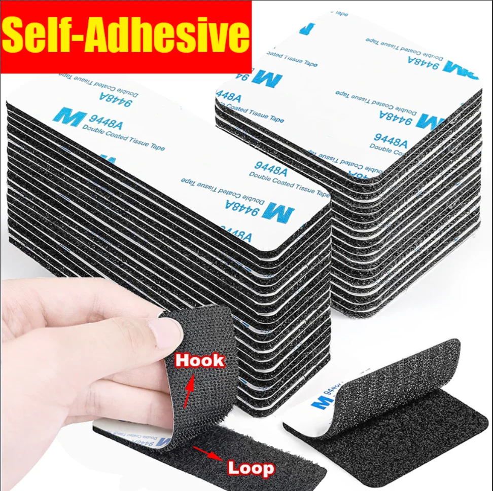 เทปตีนตุ๊กแกแบบสติ๊กเกอร์กาวในตัว 10 ชิ้น รูปทรงสี่เหลี่ยม ทำจากไนลอน กาวเหนียวแน่น สำหรับงานประดิษฐ์ DIY เทปตีนตุ๊กแก เทปตีนตุ๊กแกแบบกาวในตัว เทปตีนตุ๊กแกไนลอน เทปตีนตุ๊กแกทรงสี่เหลี่ยม เทปตีนตุ๊กแกแบบมีกาว อุปกรณ์ยึด 1