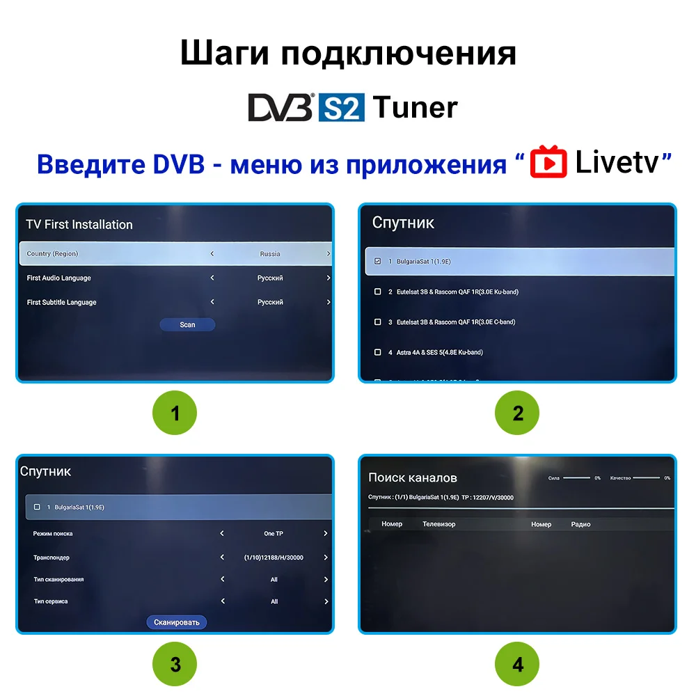 DVB-T2 DVB-S2 Tuner for Homatics Android TV Box R Lite 4K & 4K Plus & RockTek G2 also KICKPI KP1 Google TV Box tv tuner