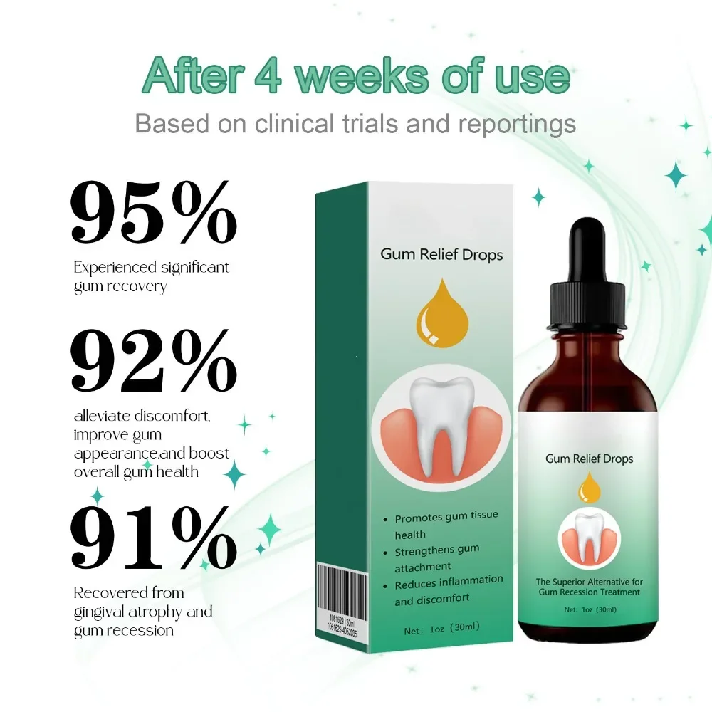 Gum Repair Drops for Oral Hygiene