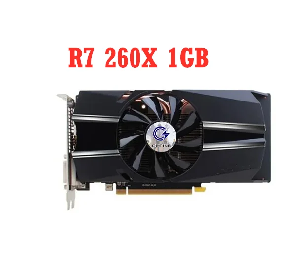 

C CCTING R7 260X 1GB Video Cards GPU For AMD Radeon R7260X Graphics Cards Computer PC Game PCI-E for SAPPHIRE