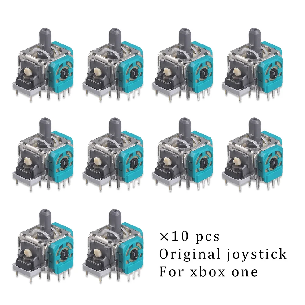 10pcs Analog Stick Joystick Replacement Analog 3D Joysticks Replacement for Xbox One Controller for Xbox One Series X/S