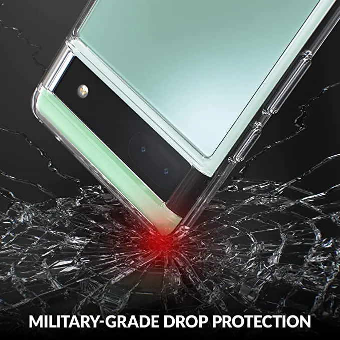 Custodia Per Google Pixel 8 Pro LENGRACE | Design Cardiaco Specchio | TPU Antiurto | Nero - Foto 6