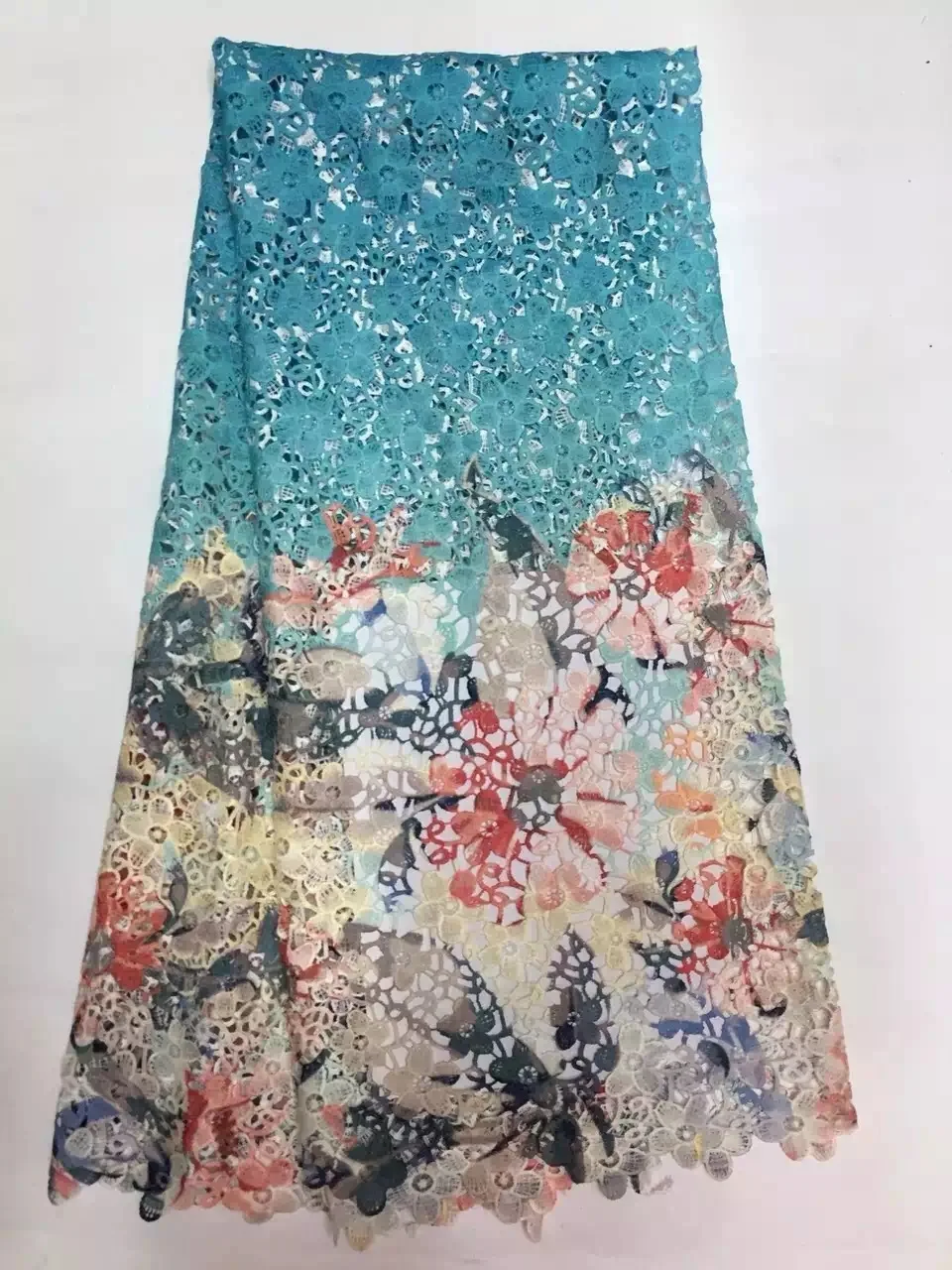 

Free shipping New arrival african water soluble chemical cord lace fabric.High quality guipure lace fabric for wedding R6593