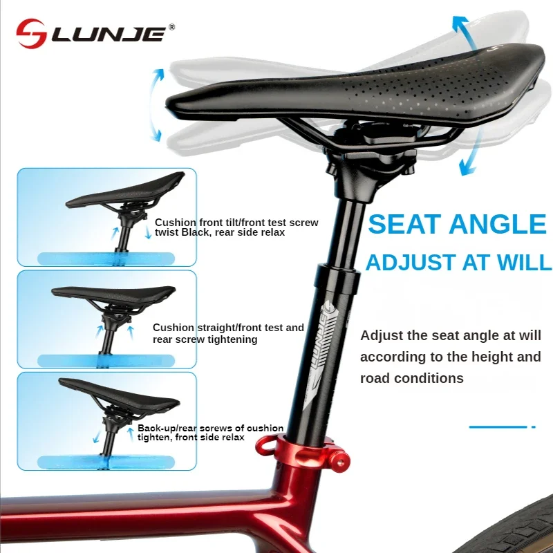 Ultralight MTB Suspension Seatpost Alloy 2