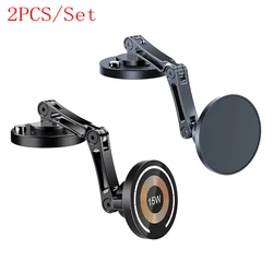 Supporto per telefono magnetico da auto con ricarica wireless da 15W e design rotazionale