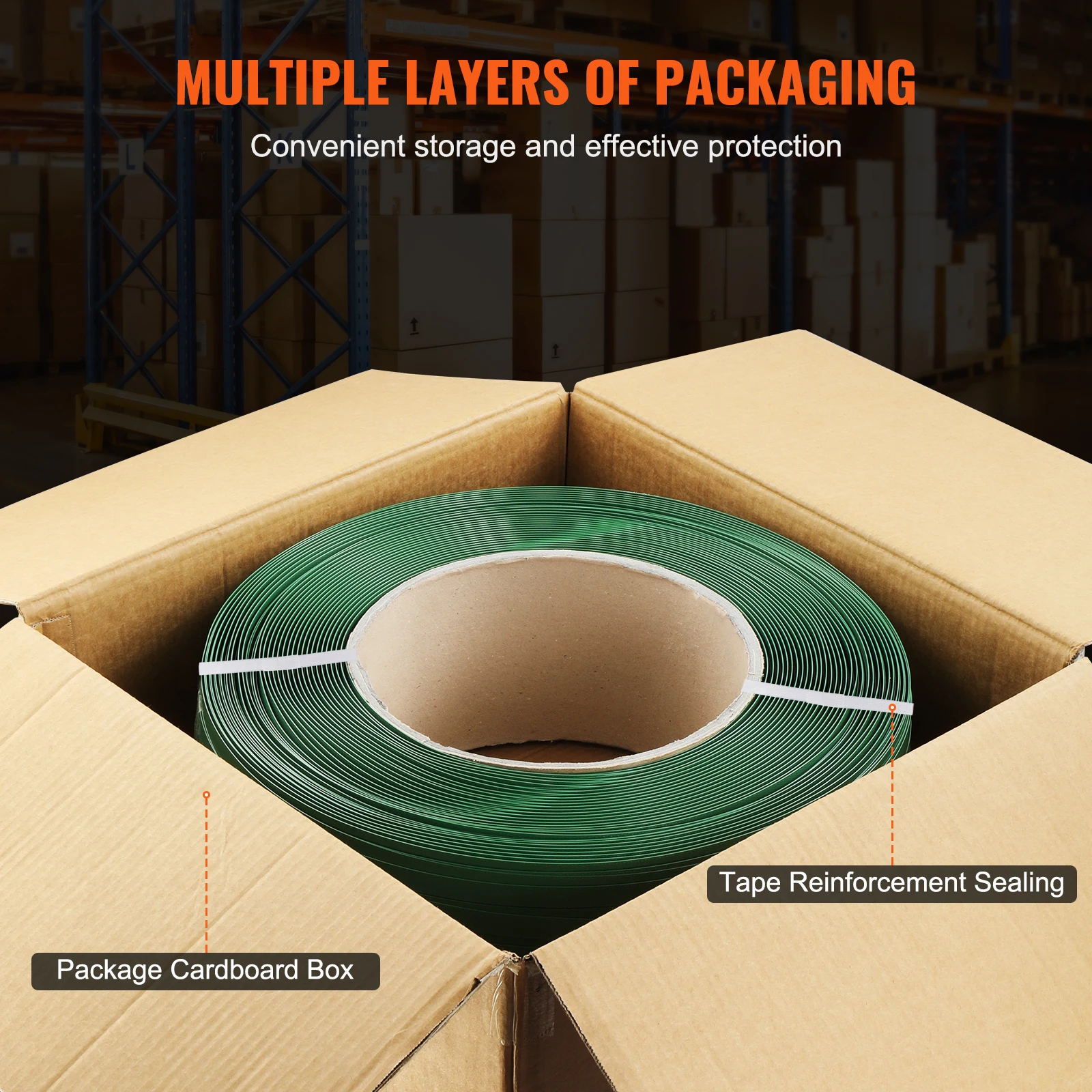 Polyester Strapping Roll for Box Sealing