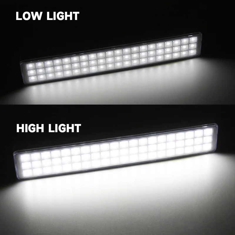 LED Emergency Light Rechargeable Fire Light 2 Modes Portable Wall Mounted Super Bright Evacuation for Power Outage Use