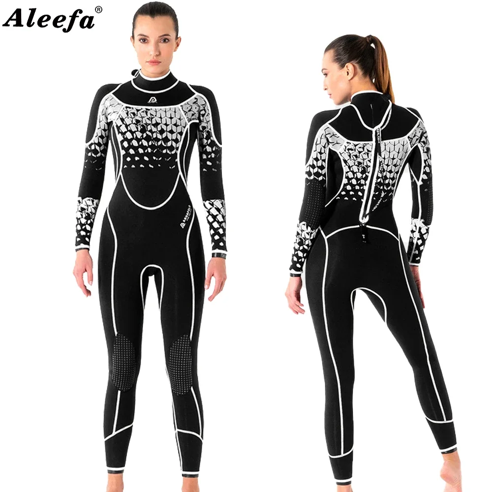 

Women Wetsuit with 3mm Neoprene for Scuba Diving Snorkeling Swimming Suit