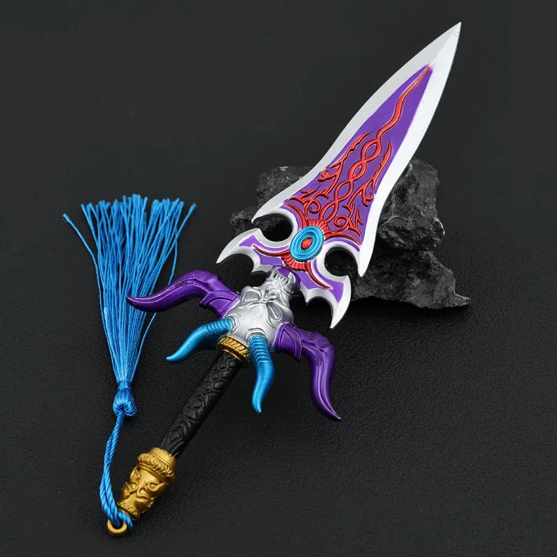 

18cm Dungeons Game Peripherals Figure Toy Evil Sword：Apophis All Metal Sword Crafts Ornaments Weapon Model Boys Gifts Collection