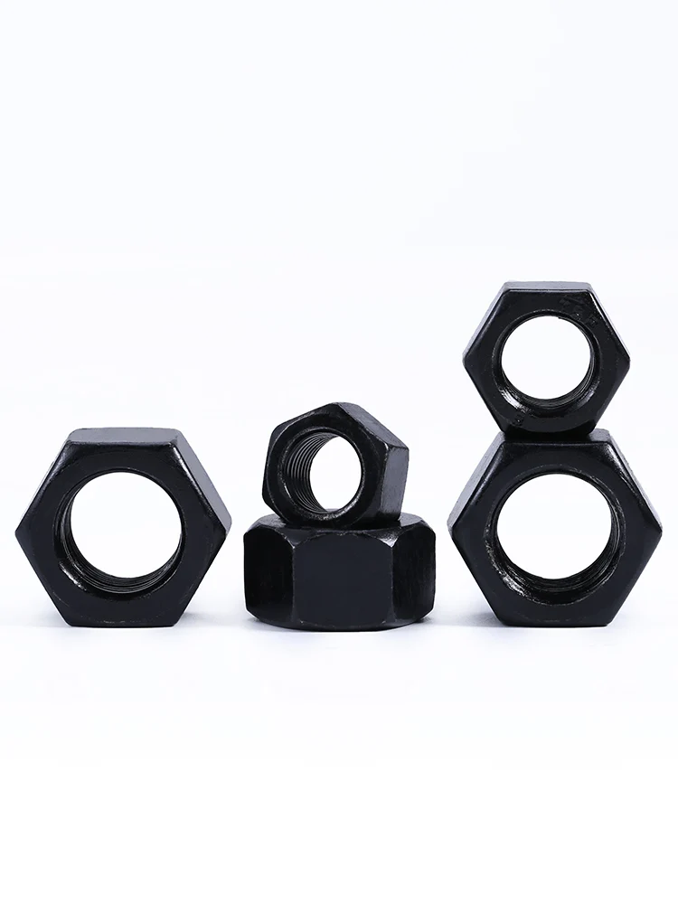 20 Dadi Esagonali In Acciaio Carbonio Grado 8.8 - 5/16-24, Ossidati Nero | Per Bulloni, Auto, Edilizia - Foto 3