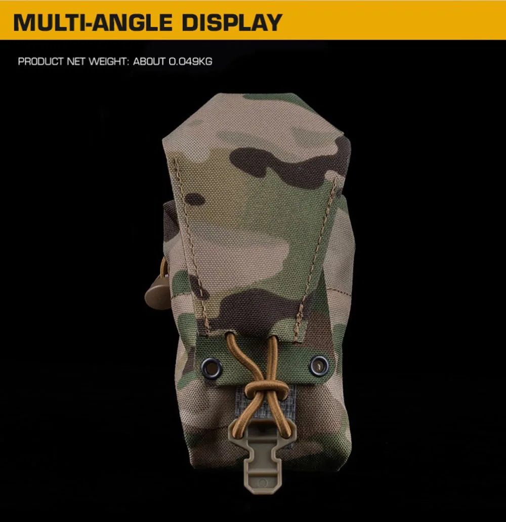 Taktische Banger Tasche Ferro Stil Multifunktions Outdoor Jagd Radio Halter Airsoft Magazin Tasche Einstellbare MOLLE Gürtel Ausrüstung – Detail 3