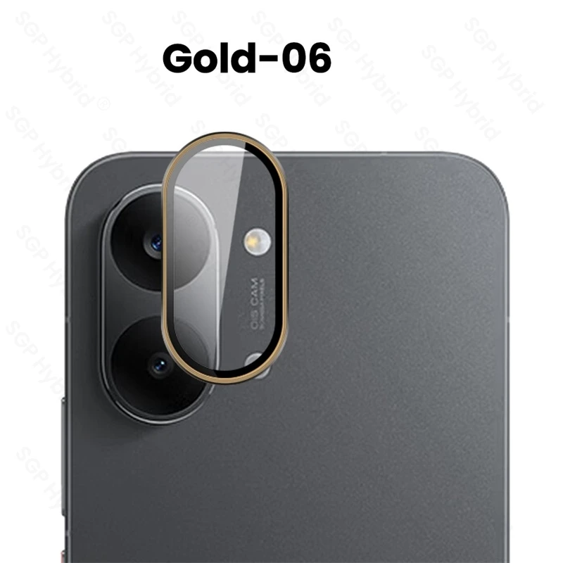 Alloy Aluminum Camera Protector Case with 9H Tempered Glass Lens Cover