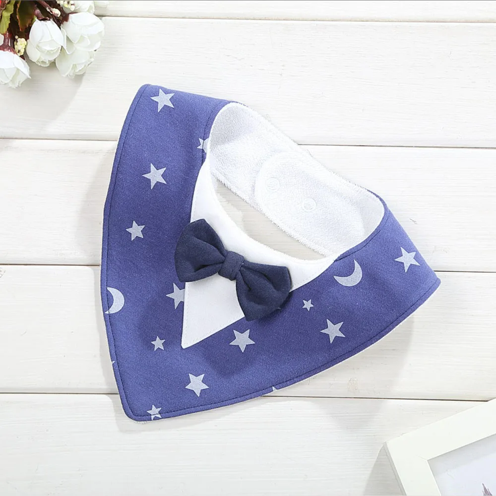 Baby Bib Feeding Bib Cotton Bib Set Cotton Bib Infant Apron Baby Kids Bibs Burp Boy Girls Newborn Feeding Waterproof Toddlers Soft Bow Burp Tie Stuff Cloth scarf children