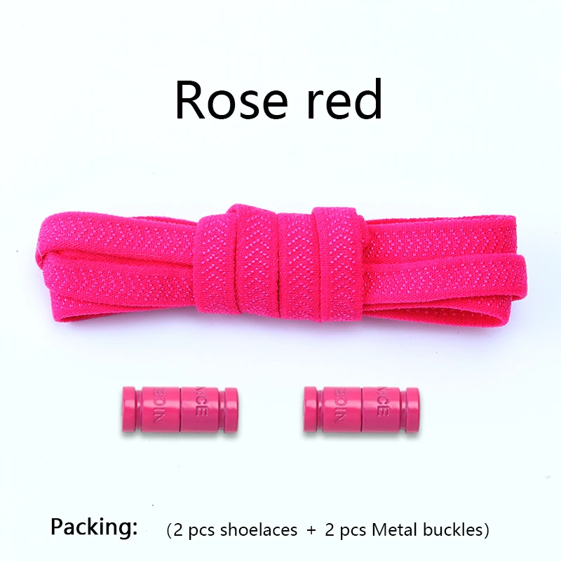 Vibrant No-Tie Elastic Shoelaces for Effortless Footwear