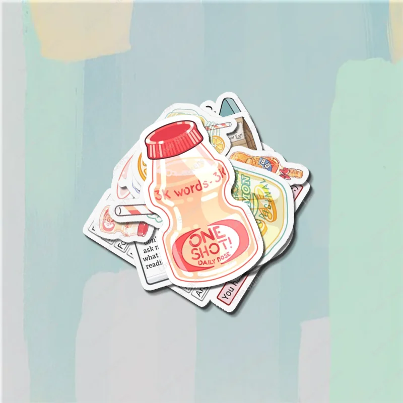 

fanfiction 5PCS Stickers for Living Room Bumper Anime Cute Kid Car Art Print Window Home Decor