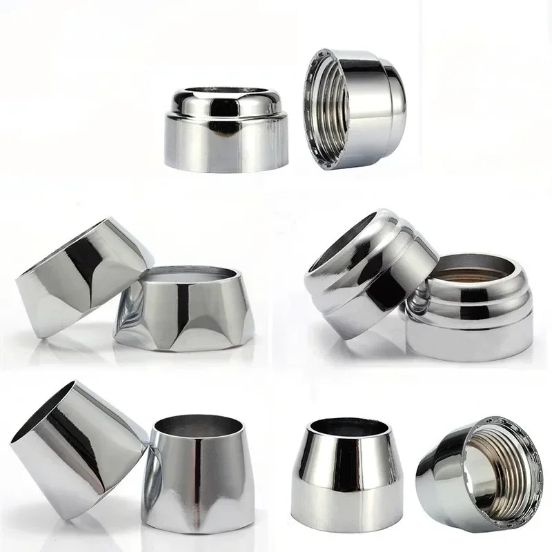 2PC Faucet Universal Outlet Bend Fixed Nut Tap Water Pipe Base Replacement Hole Covers for Kitchen Bathroom Hardware Accessories