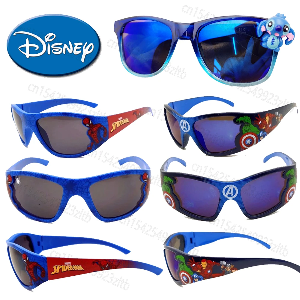 

Marvel Spiderman Sunglasses Cartoon Disney Stitch Figures Glasses Children Boys Girls Glasses Cute Decoration Toys for Kids Gift