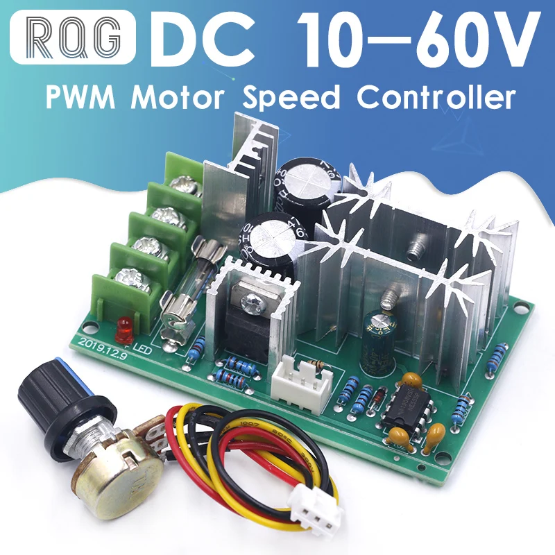 DC 10V-60V PWM RC Motor Speed Control Regulator Controller Switch Module 20A ABO 