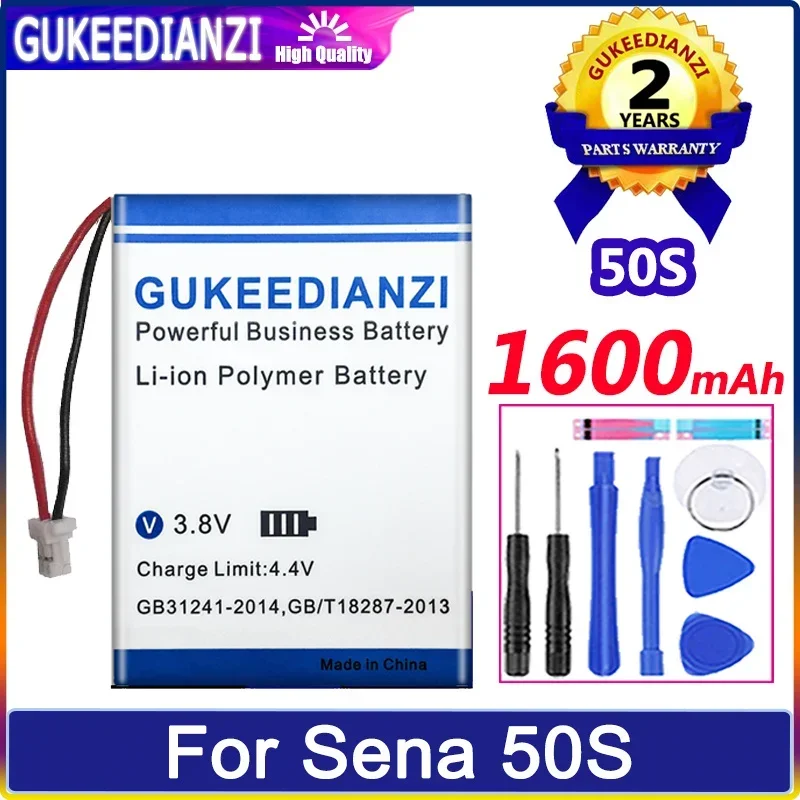 Batteria Gukeedianzi Per Sena 30S Evo 30K Slr2 Sp51 10C 10 S 20S 50S 50R Shoei Gt-Air Ii 2019 Smh10 S20 10U Bateria